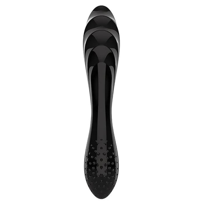 Anal SATISFYER Satisfyer Dazzling Crystal Glass DildoBlack