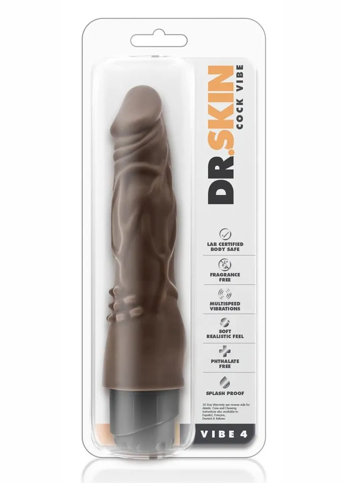 Dr Skin Cock Vibe 4 Vibrating Dildo Dr Skin Female Sex Toys