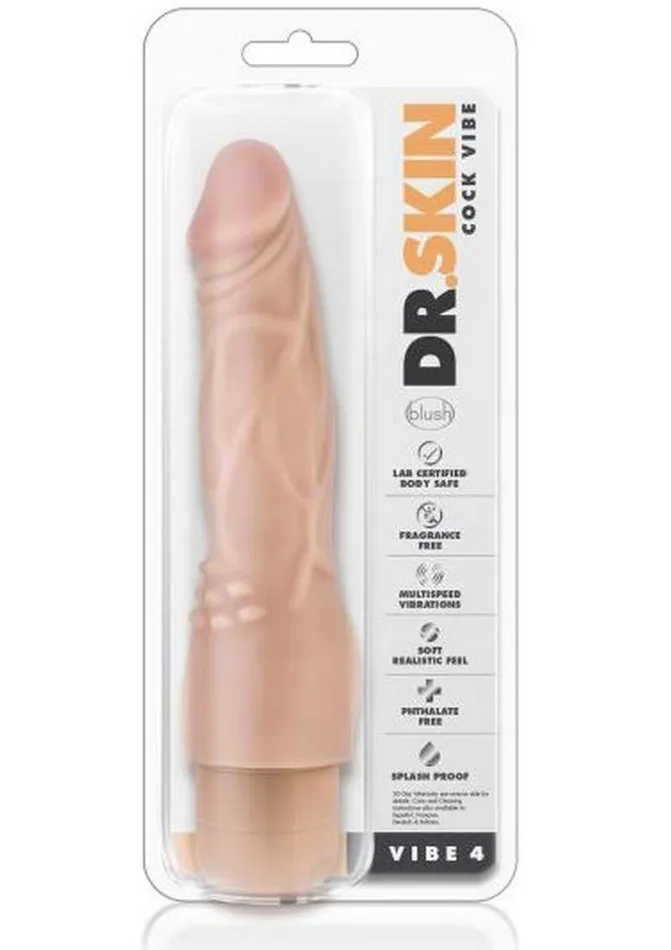 Dr Skin Cock Vibe 4 Vibrating Dildo Dr Skin Female Sex Toys