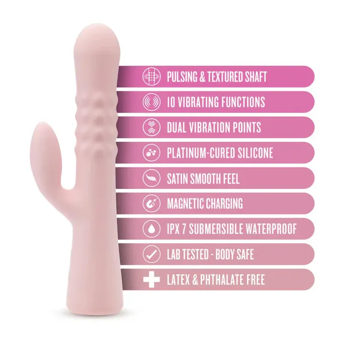 Female Sex Toys Blush Jaymie 925 Inch G Spot Clitoral Dual Stimulation