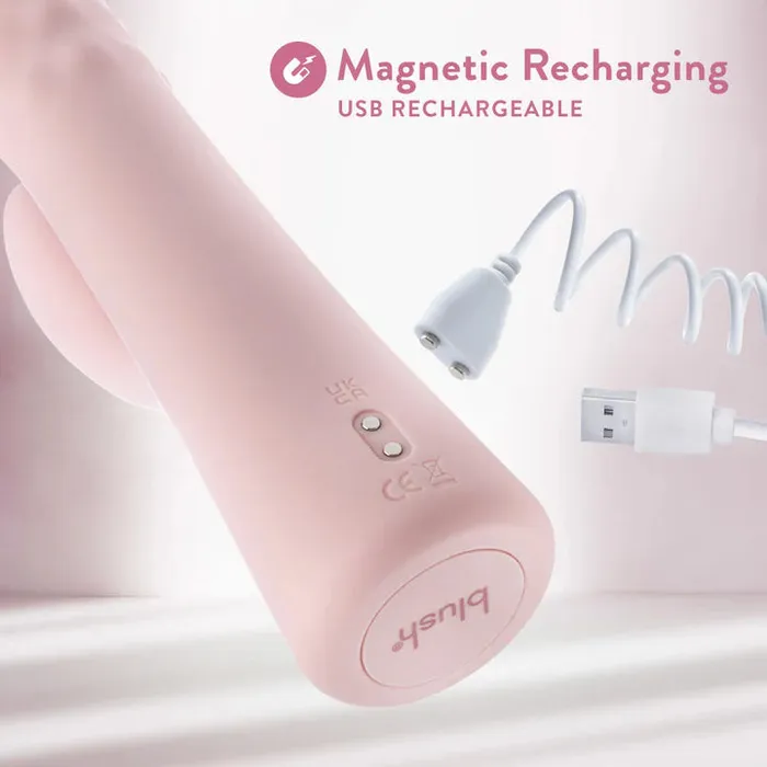 Female Sex Toys Blush Jaymie 925 Inch G Spot Clitoral Dual Stimulation