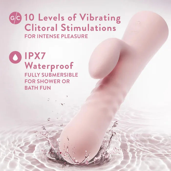 Female Sex Toys Blush Jaymie 925 Inch G Spot Clitoral Dual Stimulation