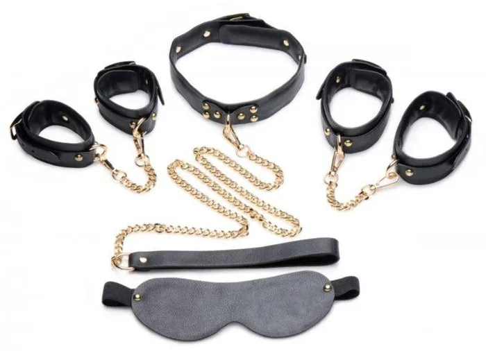 Master Series Golden Submission Bondage Set XR Brands Couples