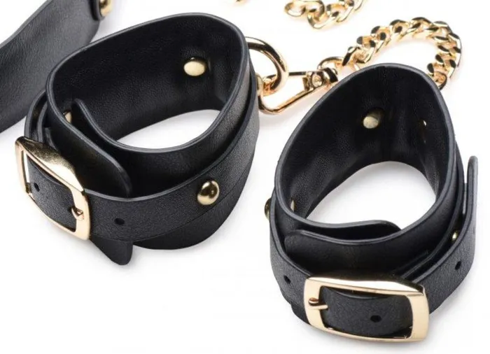 Master Series Golden Submission Bondage Set XR Brands Couples