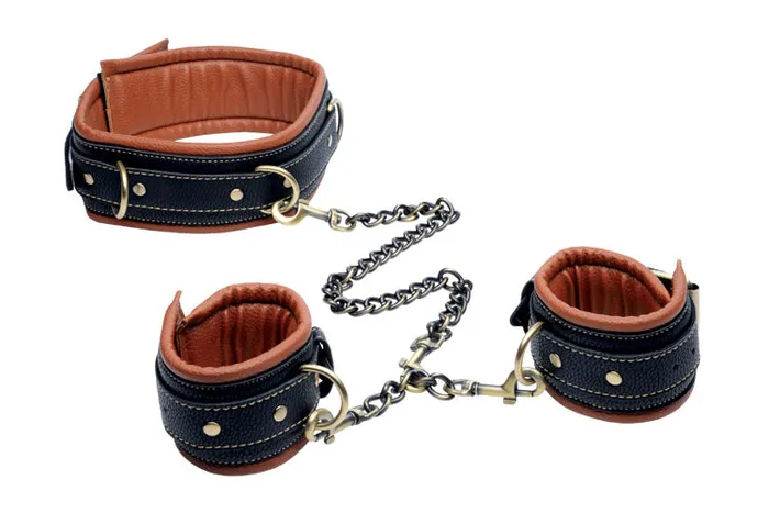 Couples Master Series Coax Collar to Wrist Restraints