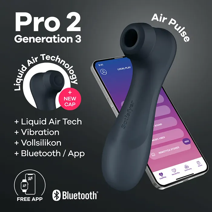 Satisfyer Vibrators Satisfyer Pro 2 Generation 3 BluetoothApp
