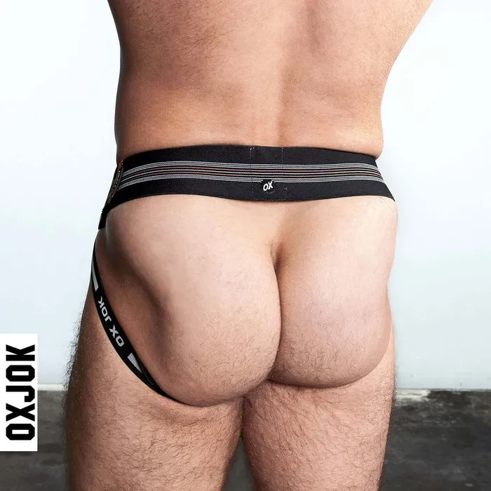Anal OXJok Slingjock Upthrust SliderStrap Jock Black Iron Large Anal OXJok Slingjock Upthrust SliderStrap Jock Black Iron Large