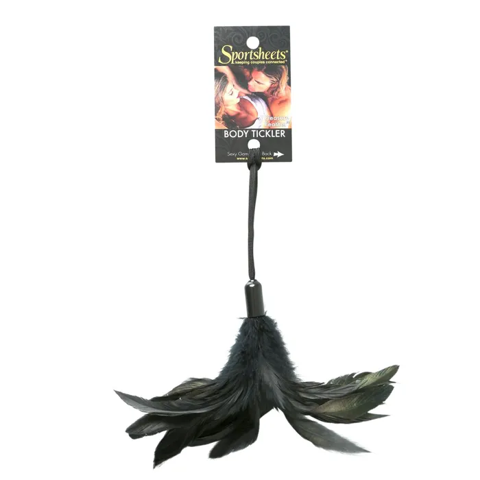 Anal Sportsheets Pleasure Feather Black