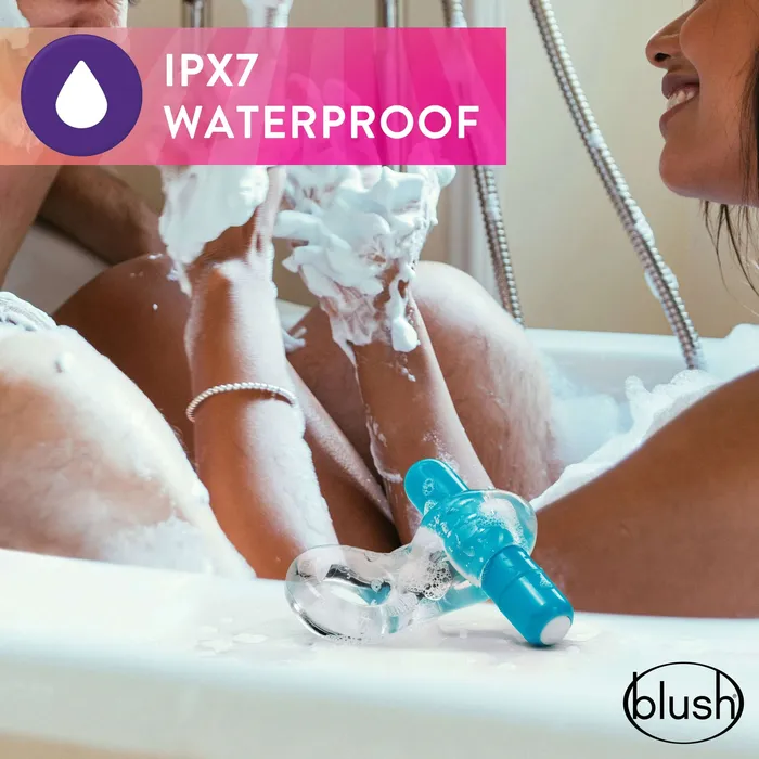 Couples Play With Me Delight Vibrating CRing Blue Blush Couples Play With Me Delight Vibrating CRing Blue Blush