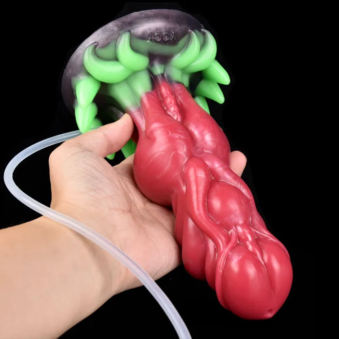 DirtyToyz Female Sex Toys Alien Monster Dildo with Luminous Demon Claws
