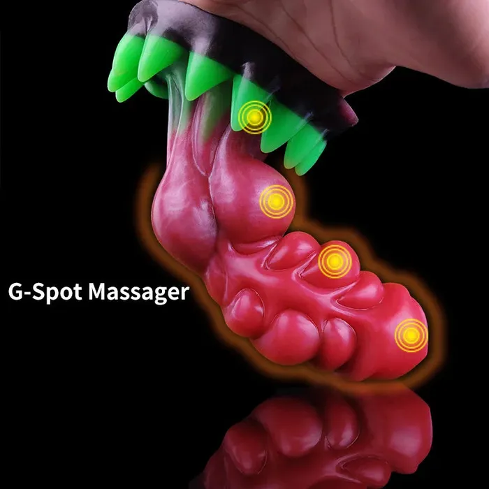 DirtyToyz Female Sex Toys Alien Monster Dildo with Luminous Demon Claws