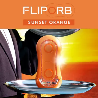 Vibrators Tenga FLIP ORB SUNSET ORANGE