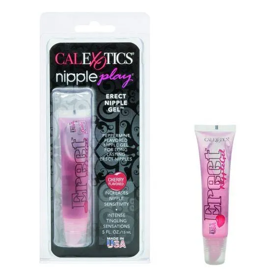0730C Nipple Play Erect Nipple Gel Cherry LAST CHANCE Final Closeout CalExotics Couples