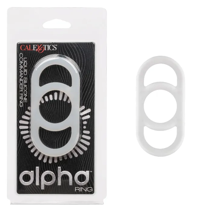 Alpha Liquid Silicone Commander Ring Natural CalExotics Male Sex Toys Alpha Liquid Silicone Commander Ring Natural CalExotics Male Sex Toys