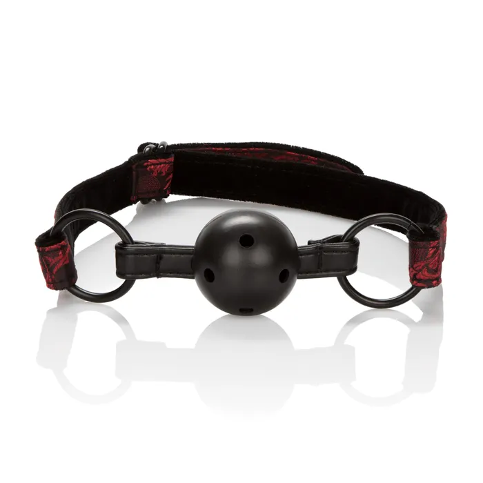 Calexotics Adventure Bed Restraint Kit with Eye Mask and Ball Gag Male Sex Toys