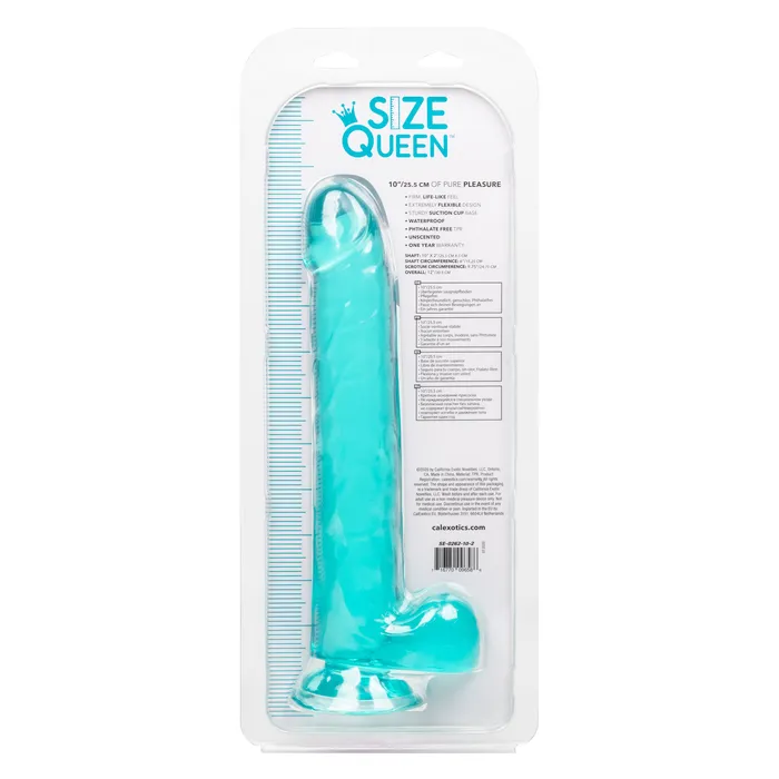 CalExotics Size Queen 10 inch255 Cm Blue Anal CalExotics Size Queen 10 inch255 Cm Blue Anal