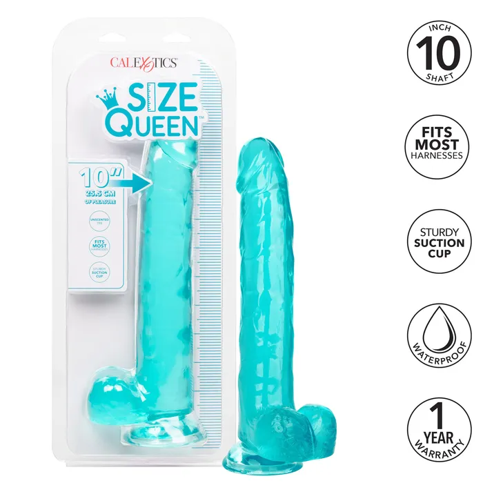 CalExotics Size Queen 10 inch255 Cm Blue Anal CalExotics Size Queen 10 inch255 Cm Blue Anal